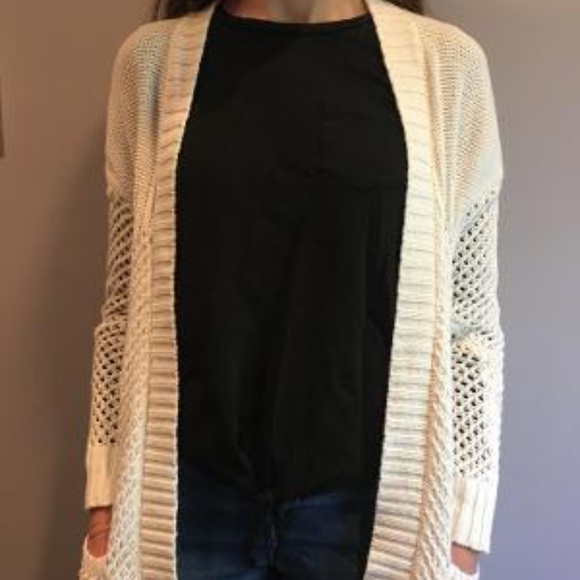 Womens White Sweater/Cardigan - Picture 5 of 5